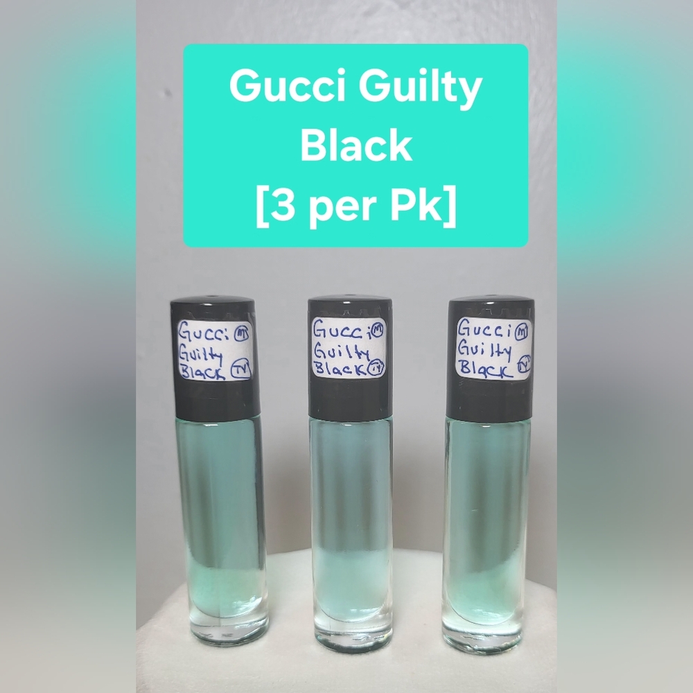 Gucci Guilty Black (M) Type - 1/3 oz. Scented Body Oil (3pk)